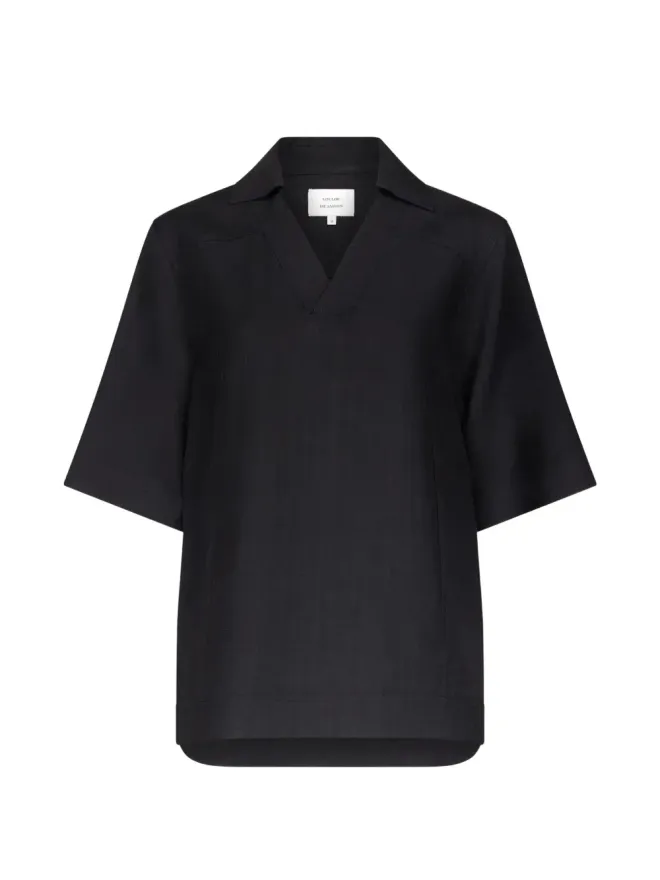 Loulou de Saison LouLou de Saison Vネックオーバーサイズトップの商品画像