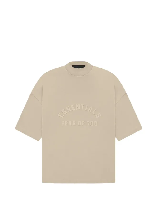 Fear of God ESSENTIALS FEAR OF GOD ESSENTIALS エンボス加工 半袖Tシャツ - Neutralsの商品画像