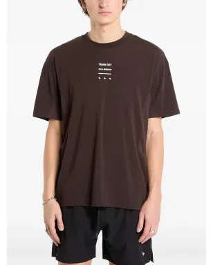 Represent 247 uprising オーバーサイズ Tシャツ - ブラウン - サムネイル1