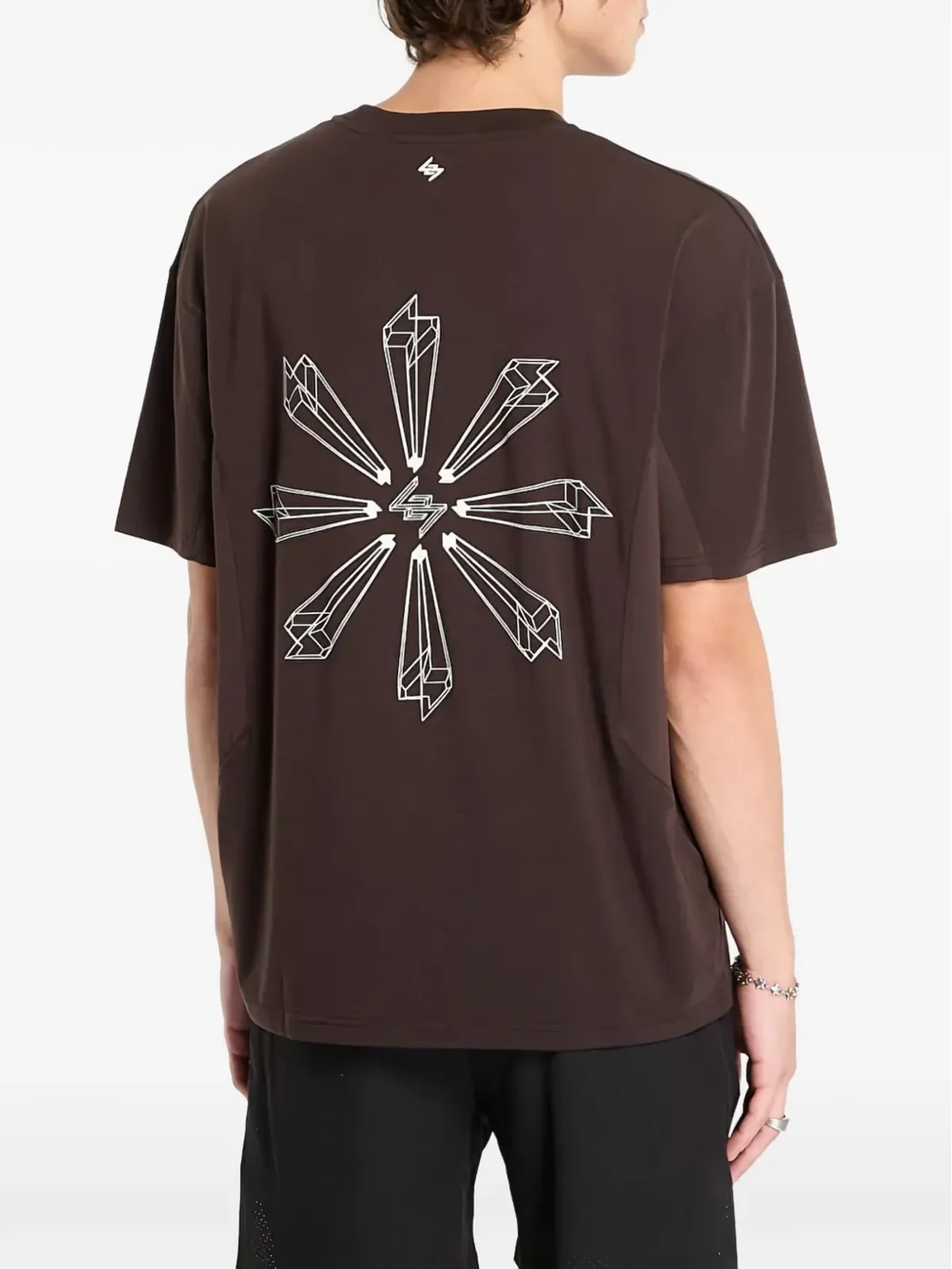 Represent 247 uprising オーバーサイズ Tシャツ - ブラウン - 画像4