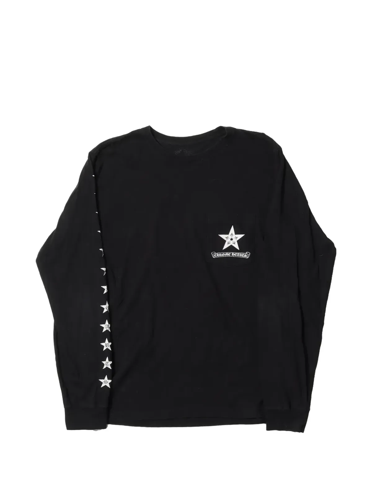 Chrome Hearts Stars ロングスリーブTシャツ - ブラック - 画像1