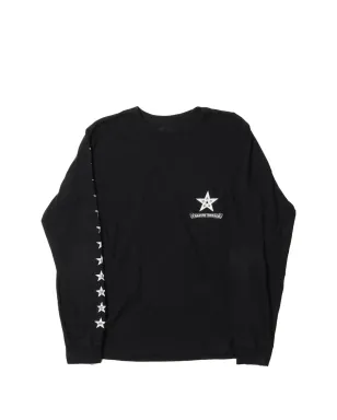 Chrome Hearts Stars ロングスリーブTシャツ - ブラック - サムネイル1