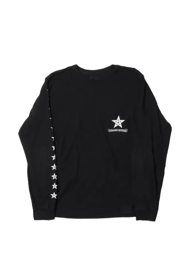 Chrome Hearts Chrome Hearts Stars ロングスリーブTシャツ - ブラックの商品画像