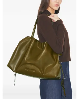 Tory Burch エラ・ナツウラ™ ドローストリング ロゴ リサイクル トートバッグ - サムネイル2