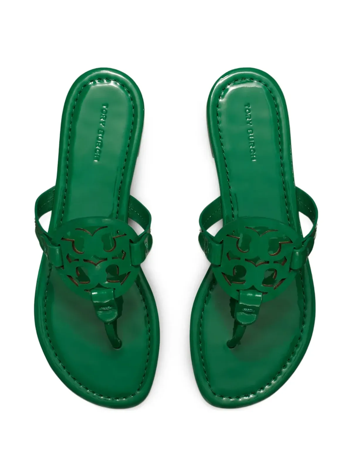 Tory Burch ミラー カットアウト サンダル - 画像3