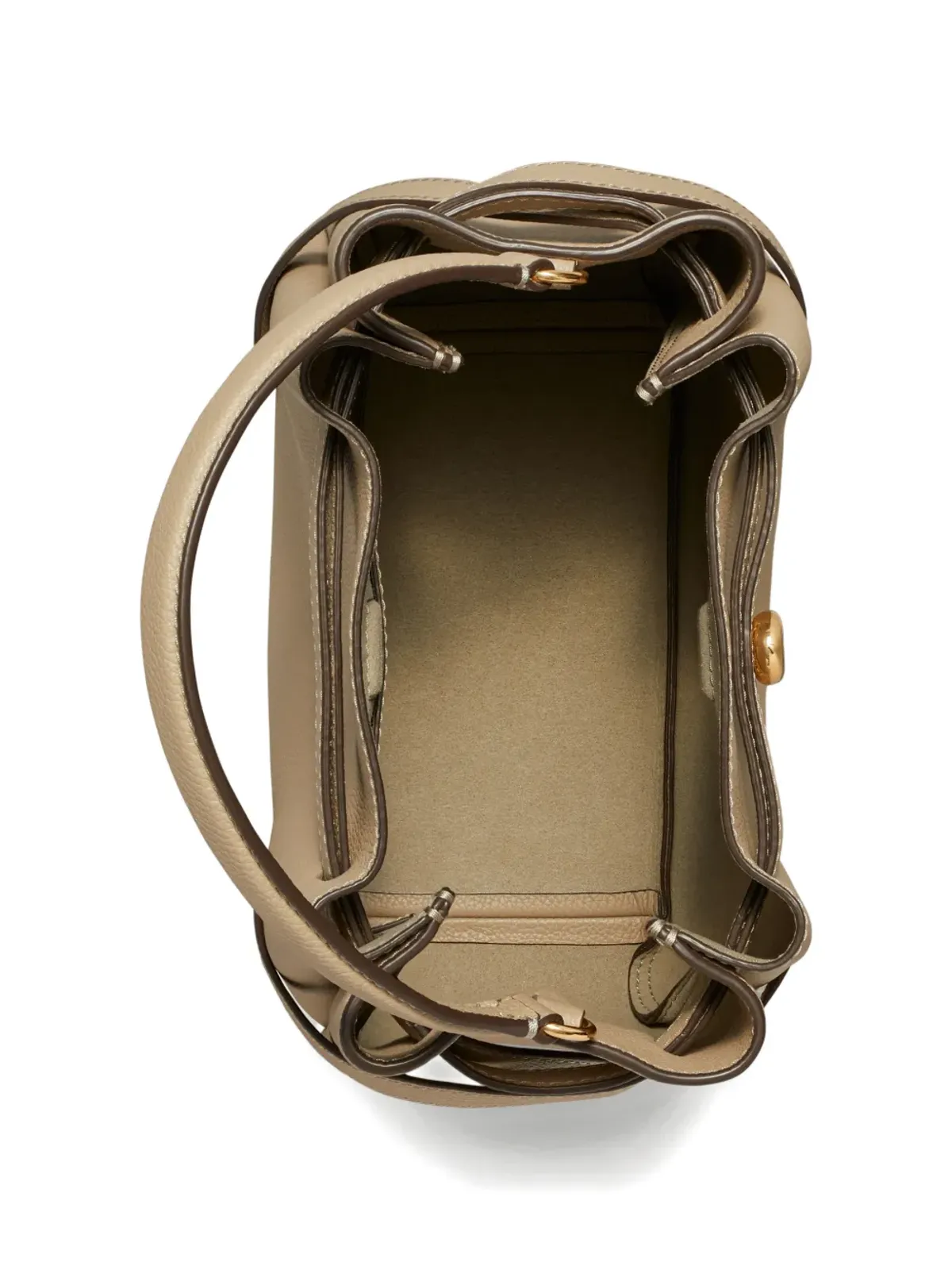 Tory Burch ロミー ロゴボタン バケットバッグ - 画像5