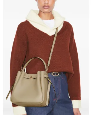 Tory Burch ロミー ロゴボタン バケットバッグ - サムネイル3
