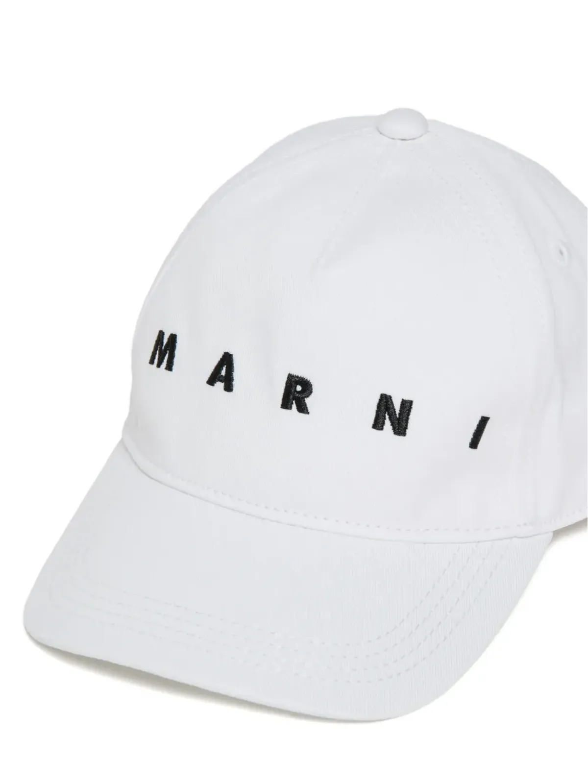 Marni Kids ロゴ刺繍キャップ - 画像3