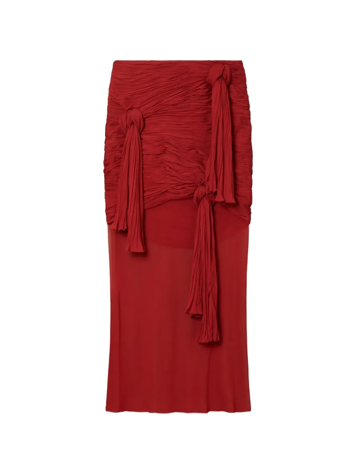 Tory Burch ノット付きスカート - 画像1