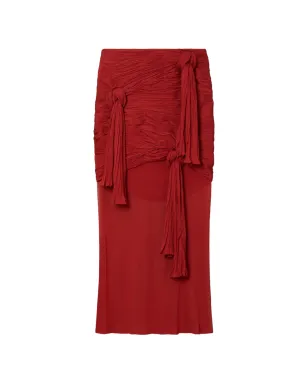 Tory Burch ノット付きスカート - サムネイル1