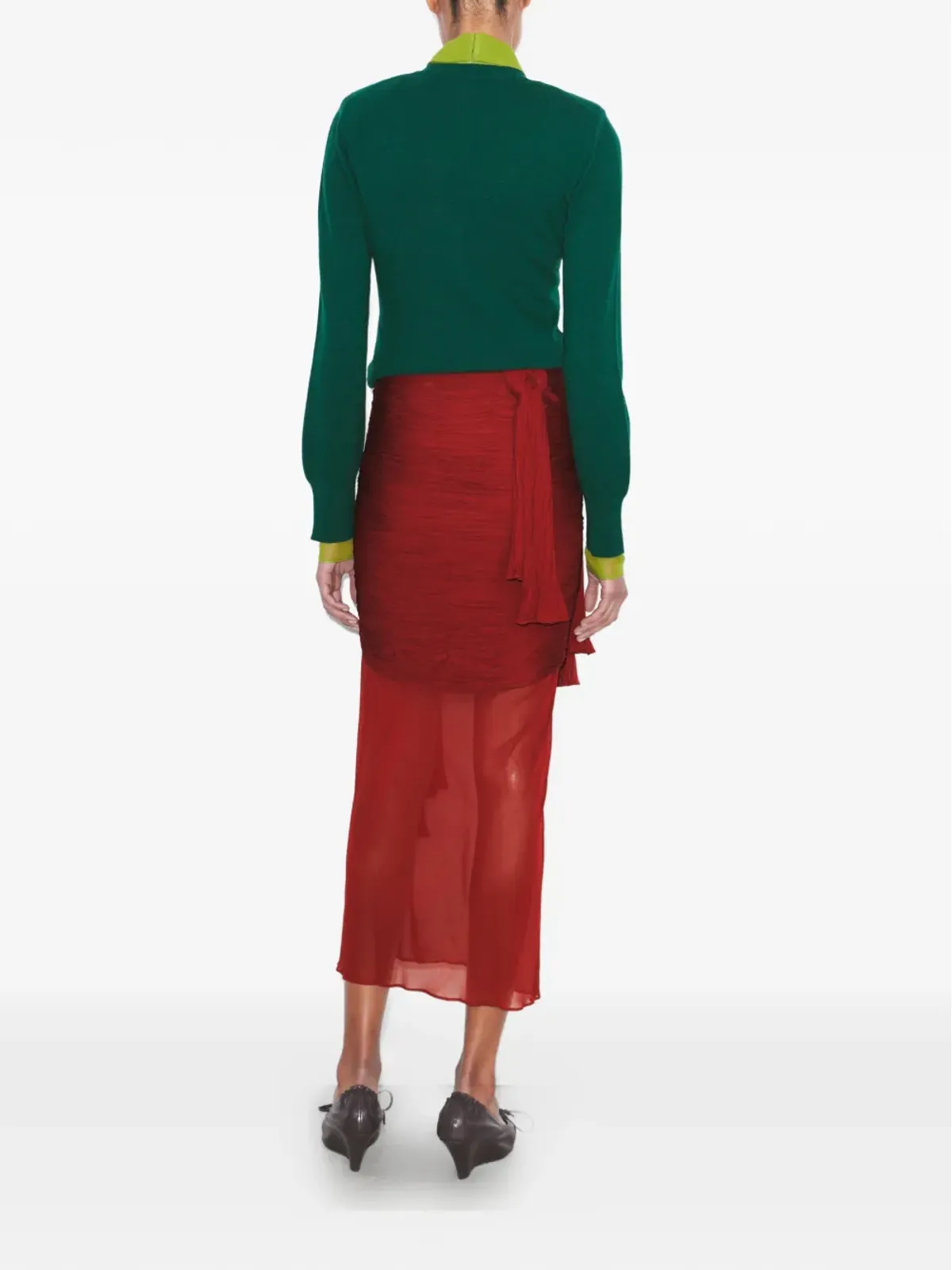 Tory Burch ノット付きスカート - 画像3