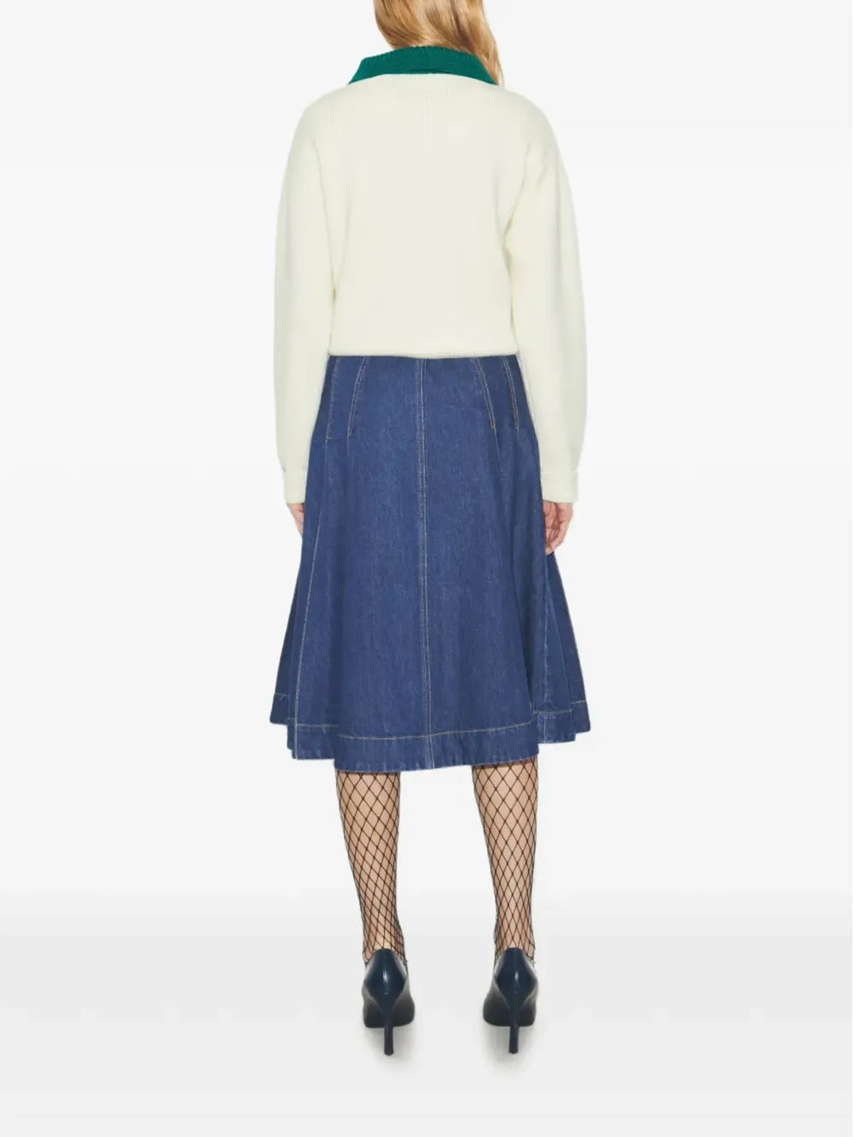 Tory Burch 襟付きウールセーター - 画像3