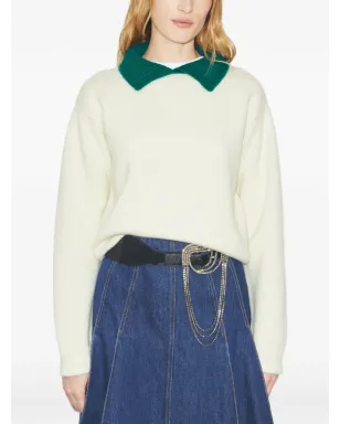 Tory Burch 襟付きウールセーター - サムネイル4