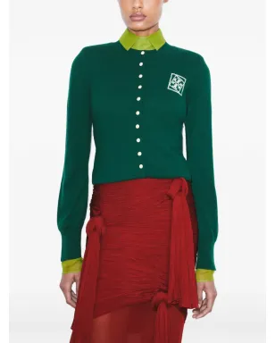 Tory Burch ボタンエンブレムカーディガン - サムネイル4