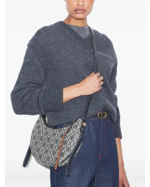 Tory Burch ロミー・ハーフムーン柄ショルダーバッグ - サムネイル3