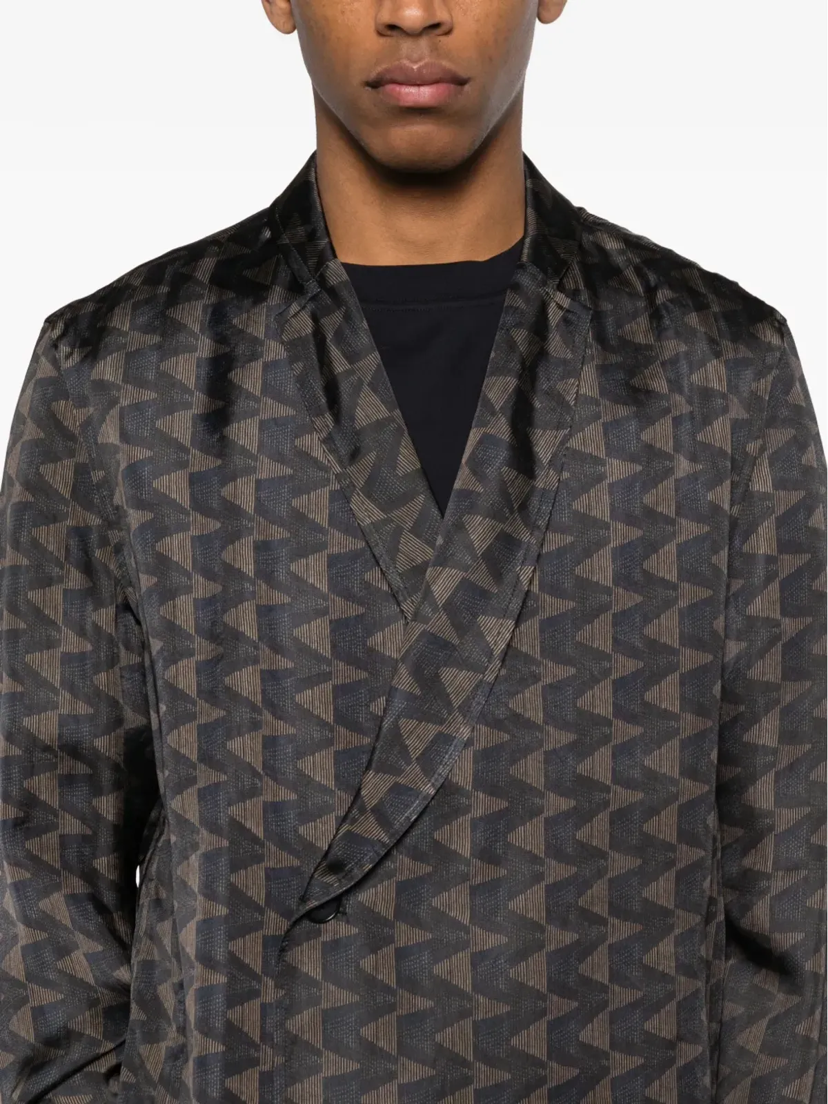 Giorgio Armani 幾何学柄ブレザー - 画像5