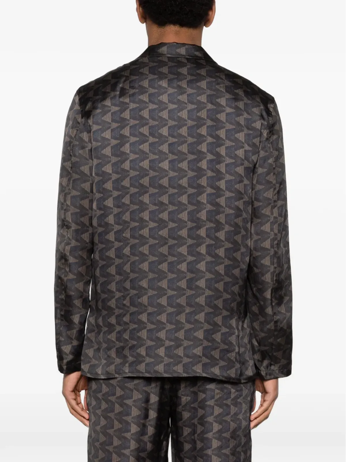 Giorgio Armani 幾何学柄ブレザー - 画像4