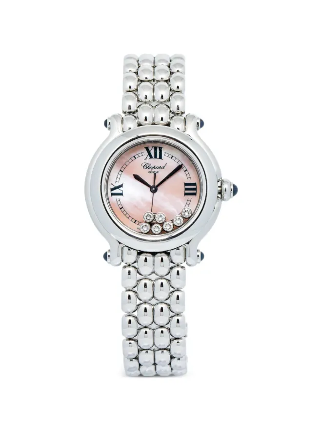 Chopard Pre-Owned Chopard Pre-Owned ハッピースポーツ ダイヤモンド ウォッチ - ピンクの商品画像
