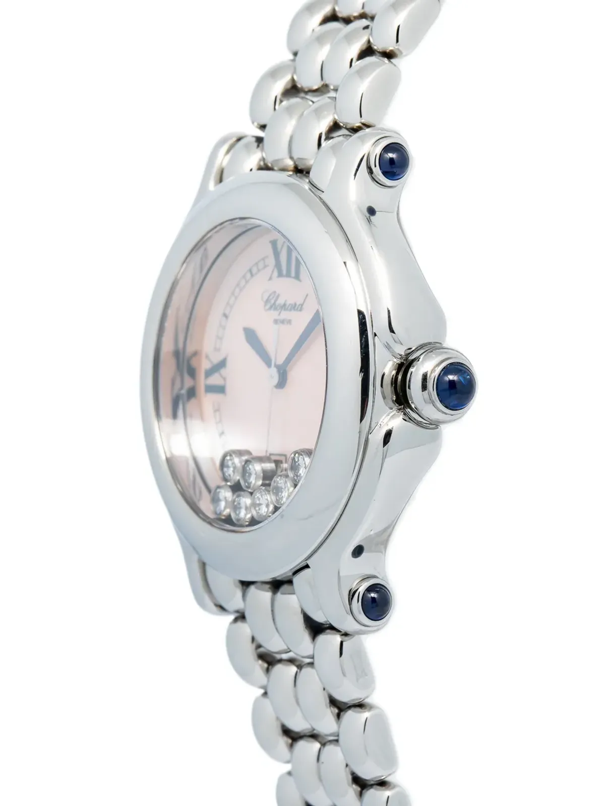 Chopard Pre-Owned ハッピースポーツ ダイヤモンド ウォッチ - ピンク - 画像3