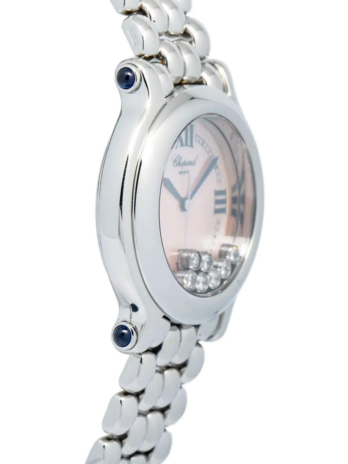 Chopard Pre-Owned ハッピースポーツ ダイヤモンド ウォッチ - ピンク - 画像4