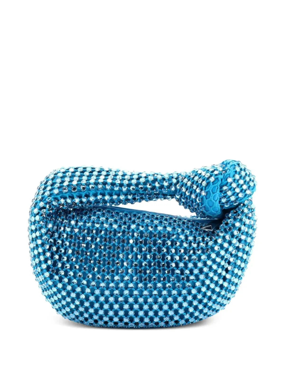 Bottega Veneta ビンテージ Jodie ホーボー クリスタルエンベリッシュド メッシュ ミニ サッチェル - 画像2