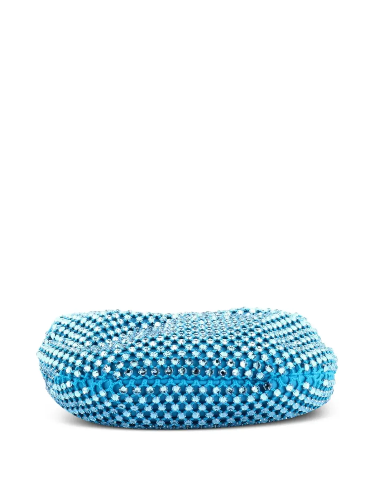 Bottega Veneta ビンテージ Jodie ホーボー クリスタルエンベリッシュド メッシュ ミニ サッチェル - 画像4