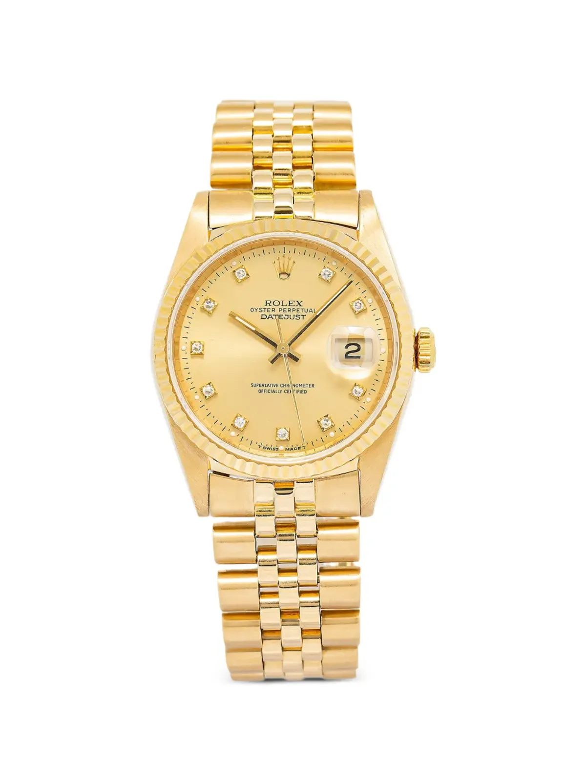 Rolex Datejust ダイヤモンド 36mm ウォッチ - 画像1