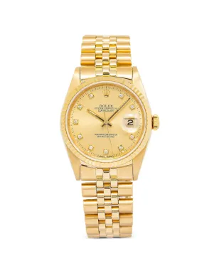 Rolex Datejust ダイヤモンド 36mm ウォッチ - サムネイル1