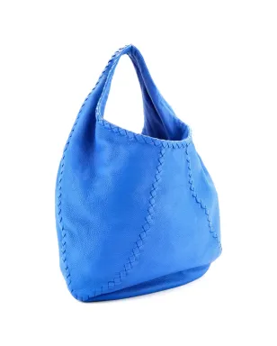 Bottega Veneta Pre-Owned ベースボールレザー イントレチャートディテール ホーボーバッグ - サムネイル3