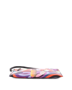 Prada Pre-Owned Push Lock Zip Pochette Printed Saffiano ショルダーバッグ - Multicolour - サムネイル4