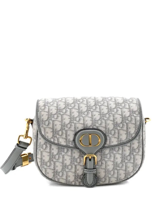 Christian Dior Pre-Owned Christian Dior Pre-Owned ボビー フラップ バッグ オブリーク キャンバス ミディアム クロスボディバッグの商品画像