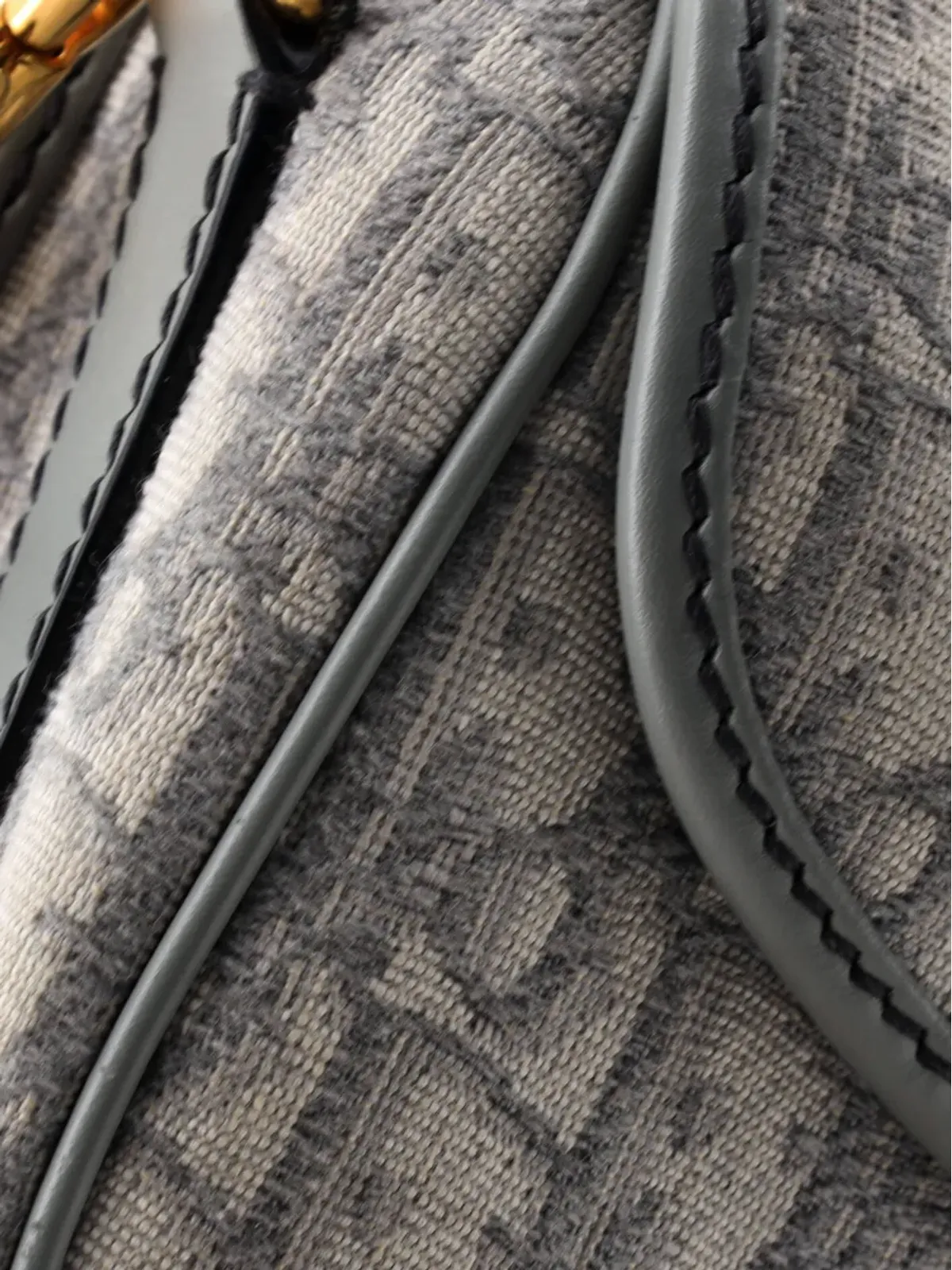 Christian Dior Pre-Owned ボビー フラップ バッグ オブリーク キャンバス ミディアム クロスボディバッグ - 画像5