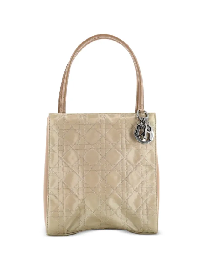 Christian Dior Pre-Owned Christian Dior ビンテージ レディ ディオール バッグ カナージュ キルト ナイロン サッチェルの商品画像