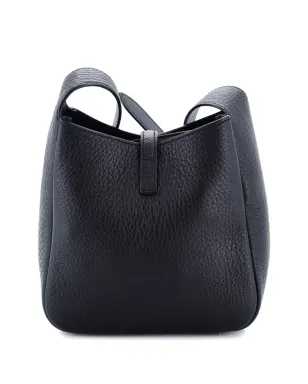 Saint Laurent Vintage Le 5 a 7 Supple Leather Baby ホーボーバッグ - ブラック - サムネイル2