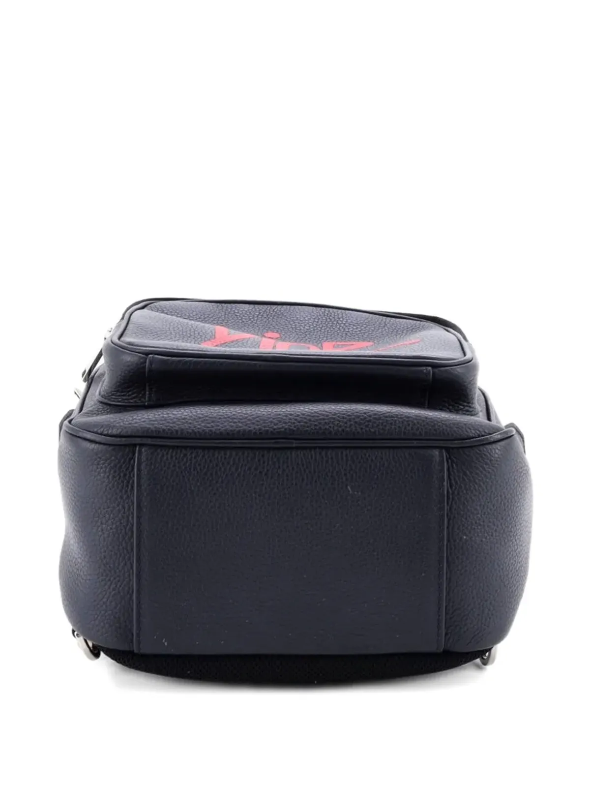 Christian Dior Vintage Shawn Stussy Crossbody Printed Leather backpack - Blue - 画像4