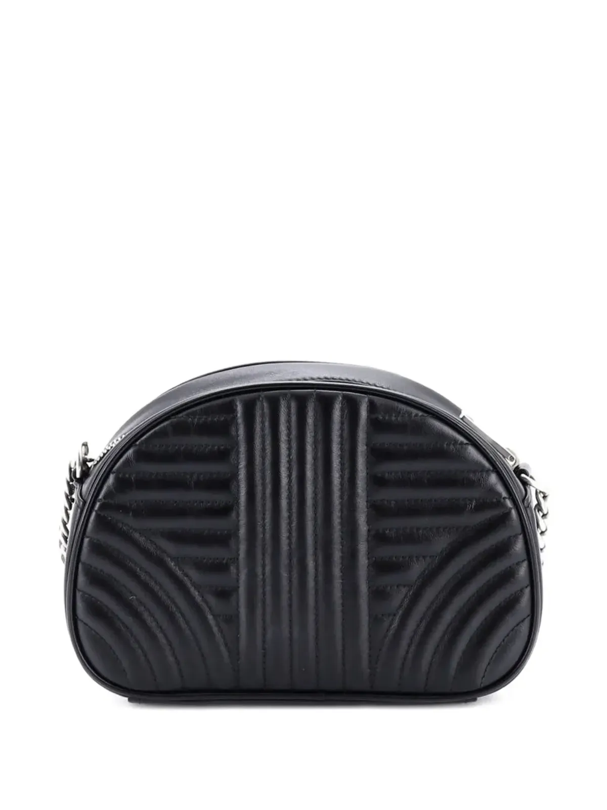 Prada ビンテージ Dome Diagramme Quilted Leather Small crossbody bag - Black - 画像2