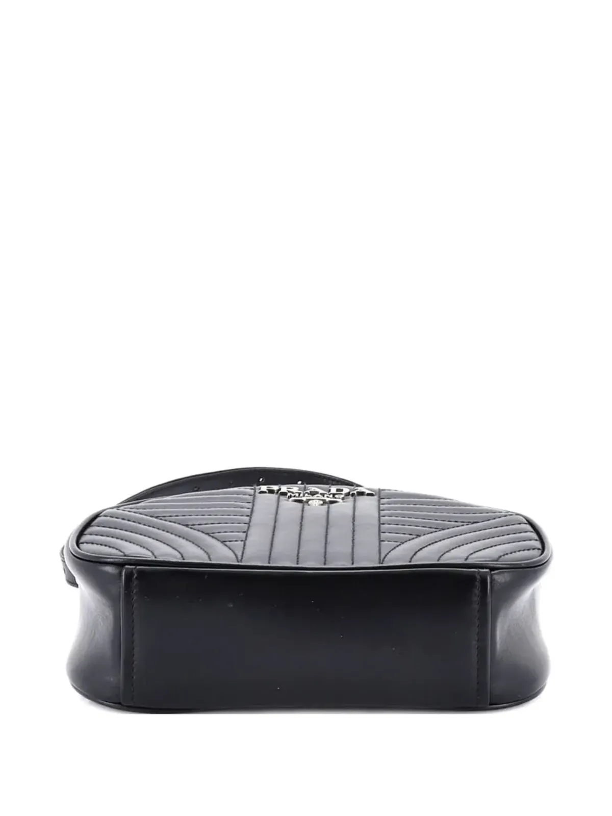 Prada ビンテージ Dome Diagramme Quilted Leather Small crossbody bag - Black - 画像4