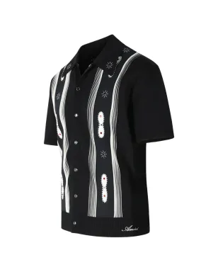 AMIRI スナップボタンデコレーティブシャツ ブラック - サムネイル3