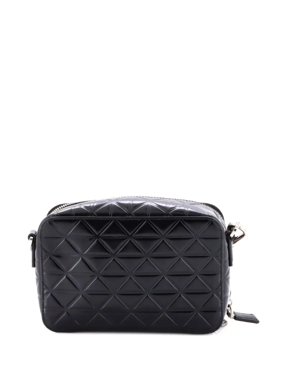 Prada Pre-Owned ブリック カメラエンボスレザー クロスボディバッグ - ブラック - 画像2