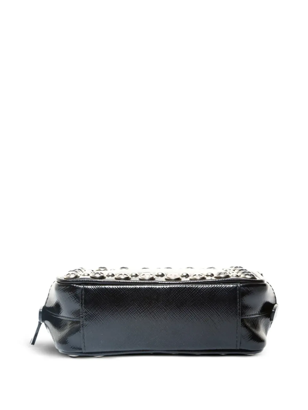 Prada ビンテージ ミニカメラスタッズ ショルダーバッグ - ブラック - 画像3