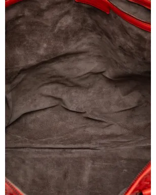 Bottega Veneta マキシイントレッチアート ナッパ コンバーチブル サッチェル - レッド - サムネイル5