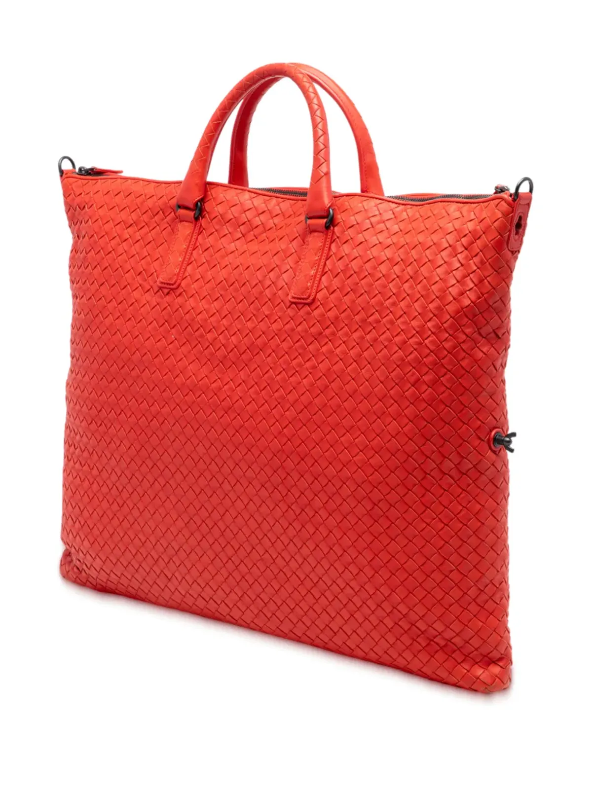 Bottega Veneta マキシイントレッチアート ナッパ コンバーチブル サッチェル - レッド - 画像3