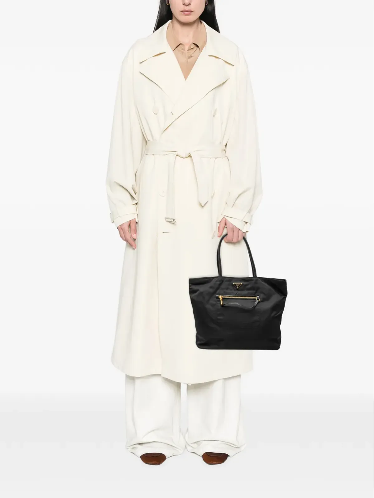 Prada Pre-Owned Tessutoトートバッグ - 画像2