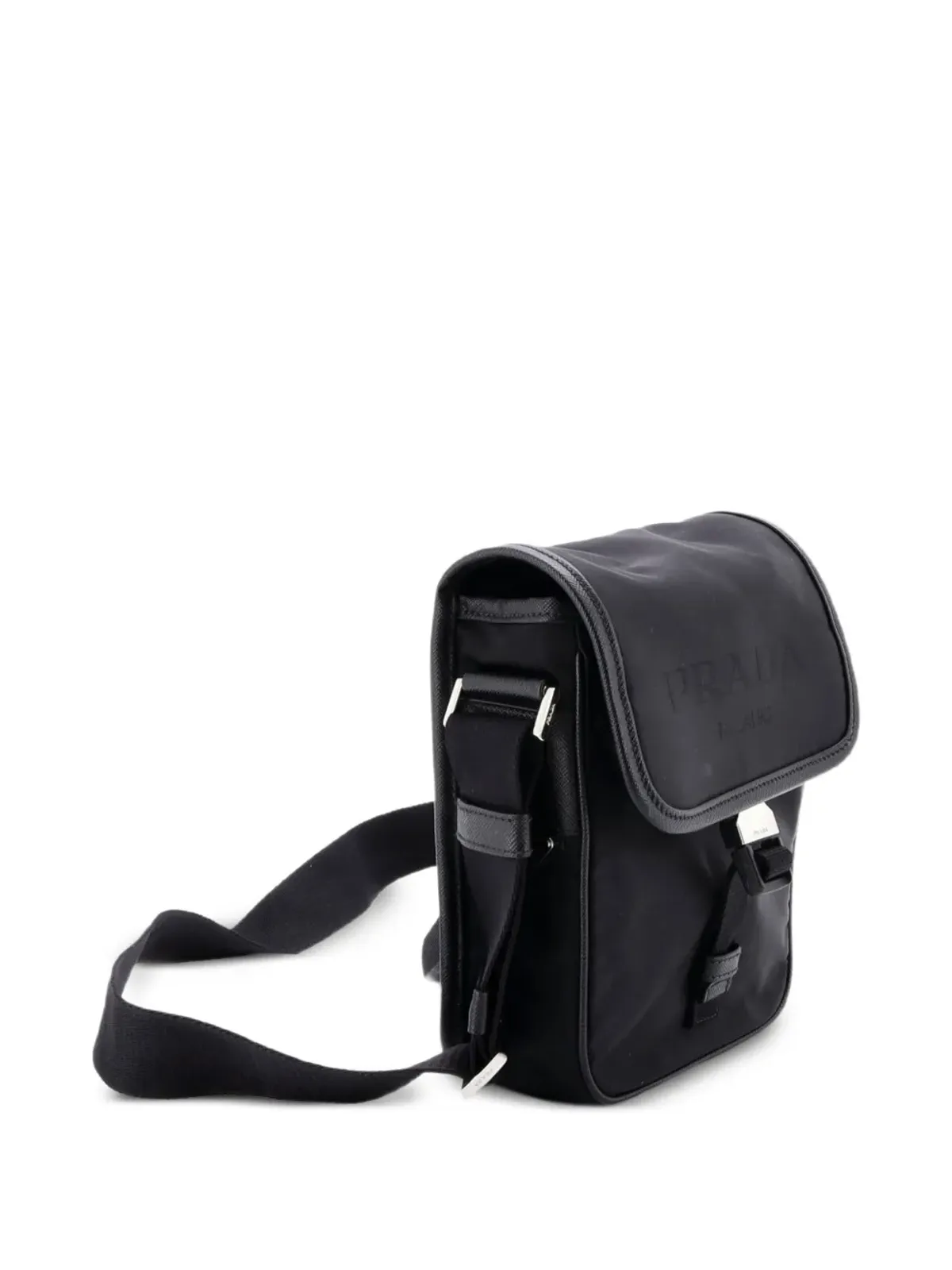 Prada Pre-Owned ロゴバックル メッセンジャーバッグ - 画像3