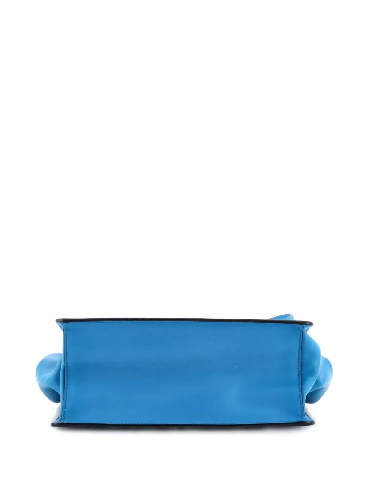 Prada Pre-Owned ライトフレームショルダーバッグ サフィアーノレザー ブルー - 画像4