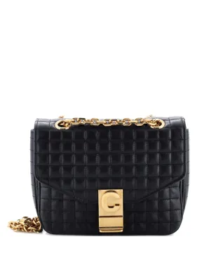 Celine Pre-Owned C Bag キルテッドレザー ショルダーバッグ（ブラック） - サムネイル1