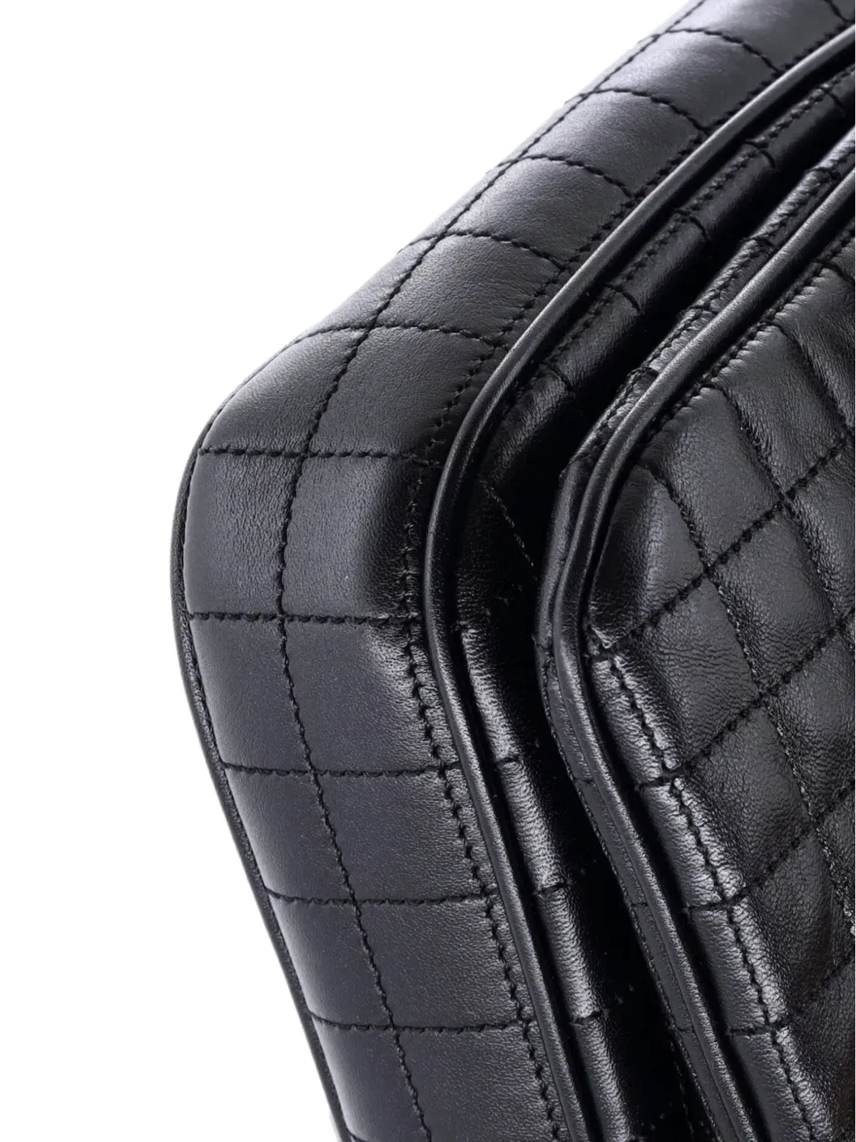 Celine Pre-Owned C Bag キルテッドレザー ショルダーバッグ（ブラック） - 画像5