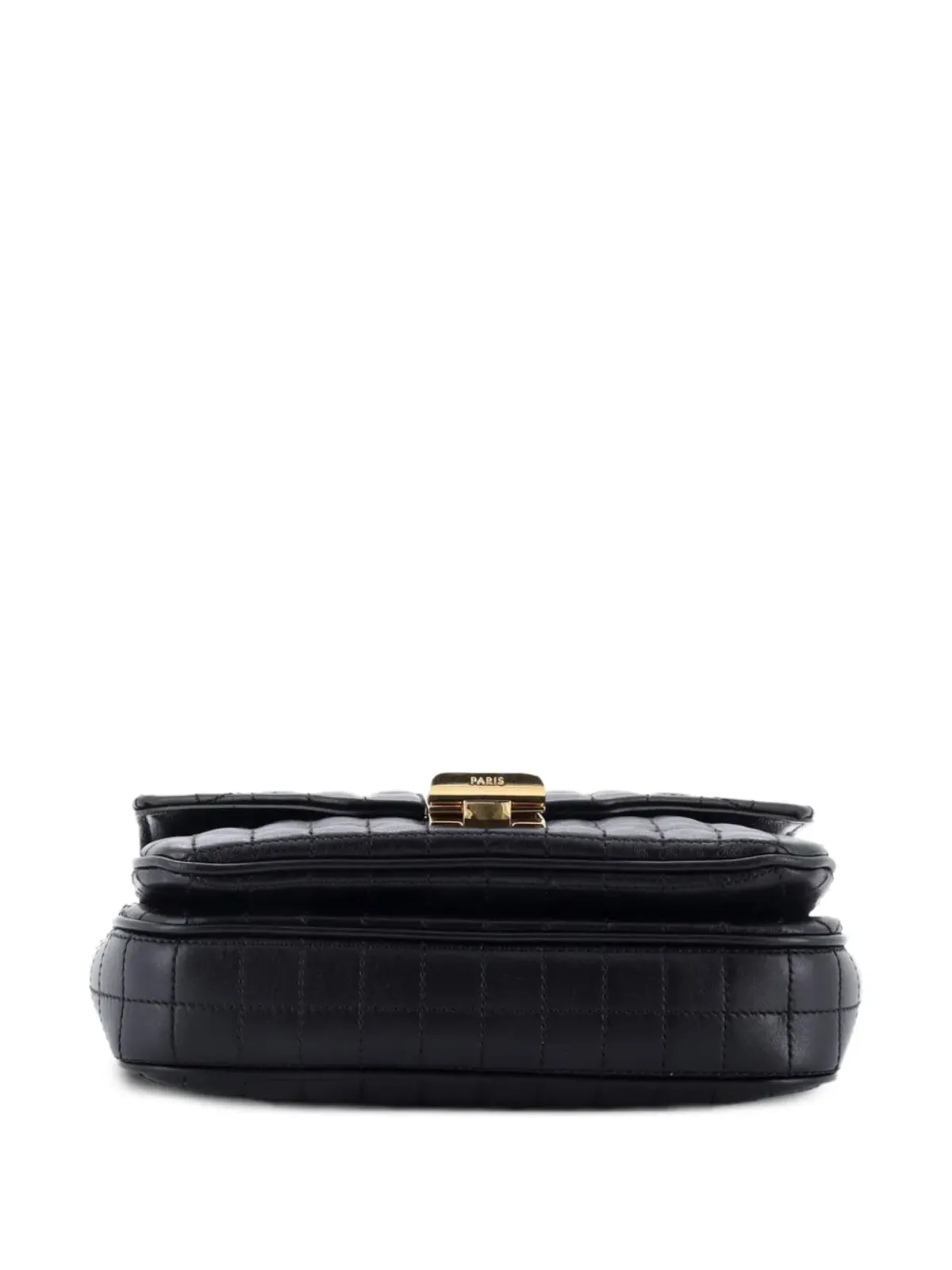 Celine Pre-Owned C Bag キルテッドレザー ショルダーバッグ（ブラック） - 画像4