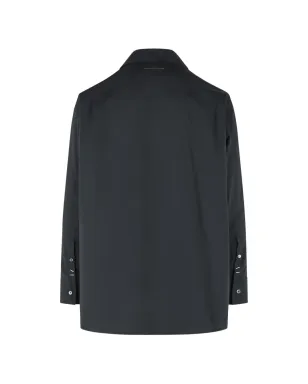 MM6 Maison Margiela ポイントカラー・ステープルディテール シャツ ブラック - サムネイル2
