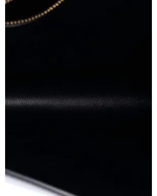 Celine Pre-Owned Besace Triomphe Smooth Calfskin Shoulder Bag - Black - サムネイル5